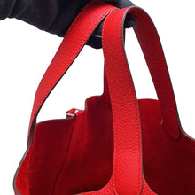 Load image into Gallery viewer, HERMES Picotin Lock Rouge Tomate Taurillon Clemence Size MM
