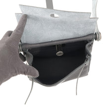 Load image into Gallery viewer, HERMES Herbag zip Black Toile H Vache Hunter Leather Size Mini
