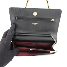 Load image into Gallery viewer, CHANEL Matelasse Classic Chain Wallet BlackAP0250 Caviar Leather
