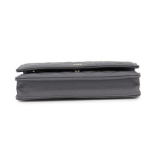 Load image into Gallery viewer, CHANEL Matelasse Classic Chain Wallet GrayAP0250 Caviar Leather
