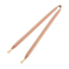 Load image into Gallery viewer, HERMES Bandouliere Sangle Caval Ecru/Beige/Gold Canvas Swift Leather Size 25/MM
