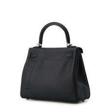 Load image into Gallery viewer, HERMES Kelly Colormatic Black Swift Leather Size 25
