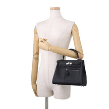 Load image into Gallery viewer, HERMES Kelly Colormatic Black Swift Leather Size 25
