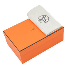 将图像加载到图库查看器中，HERMES Geta Black Chevre Myzore Goatskin
