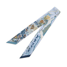 Load image into Gallery viewer, HERMES Twilly Rewilding Nature Blue・Ciel/Marine/GreenH064297S Silk100%
