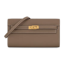 Load image into Gallery viewer, HERMES Kelly wallet long to go Etoupe Epsom
