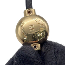 将图像加载到图库查看器中，LOEWE Pebble Bracelet BlackJJ07240X01 Leather Gold Plated
