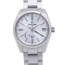 Load image into Gallery viewer, SEIKO Grand SEIKO Spring Drive GMT W40mm Stainless Steel Silver DialSBGE279
