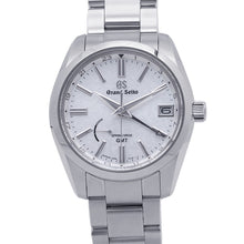 Load image into Gallery viewer, SEIKO Grand SEIKO Spring Drive GMT W40mm Stainless Steel Silver DialSBGE279
