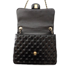 Load image into Gallery viewer, CHANEL Cross-stitch 2-way Handbag BlackA98724 Lambskin
