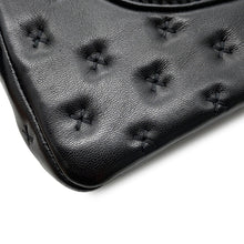 Load image into Gallery viewer, CHANEL Cross-stitch 2-way Handbag BlackA98724 Lambskin
