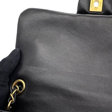 Load image into Gallery viewer, CHANEL Cross-stitch 2-way Handbag BlackA98724 Lambskin
