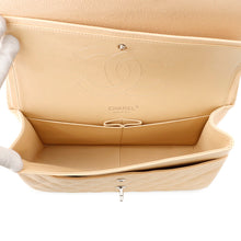 Load image into Gallery viewer, CHANEL Matelasse W Flap ChainShoulder Bag BeigeA58600 Caviar Leather Size 30
