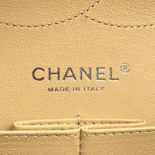 Load image into Gallery viewer, CHANEL Matelasse W Flap ChainShoulder Bag BeigeA58600 Caviar Leather Size 30
