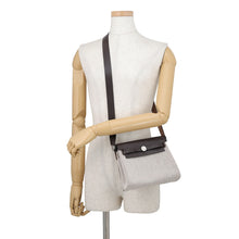 将图像加载到图库查看器中，HERMES Herbag zip Ecru/Ebene Toile H Vache Hunter Leather Size Mini
