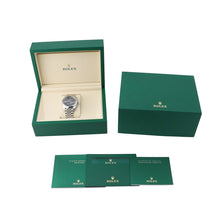 将图像加载到图库查看器中，ROLEX Datejust W41mm Stainless Steel Slate Dial126300
