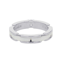 将图像加载到图库查看器中，CHANEL Ultra Diamond Ring Size 53/#13 WhiteJ3094 K18WG Ceramic

