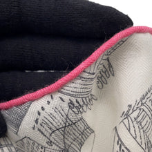Load image into Gallery viewer, HERMES Giant Square Nouvelle Cité Cavallière Size 140 White/Grease/Rose Cashmere Silk
