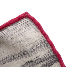 Load image into Gallery viewer, HERMES Giant Square Nouvelle Cité Cavallière Size 140 White/Grease/Rose Cashmere Silk

