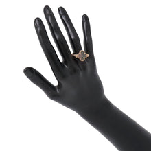 Load image into Gallery viewer, Van Cleef &amp; Arpels Vintage Alhambra Reversible Ring Size 52/#12VCARPGV552/VCARPGV500 18K Pink Gold
