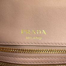 将图像加载到图库查看器中，PRADA Gathered ChainShoulder Chipria1BD235_2B25_F0236 Nappa Leather
