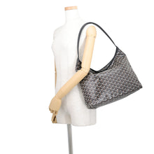 Load image into Gallery viewer, GOYARD Boheme Hobo Bag BlackBOHEMEPMLTY01CL01P PVC Leather Size PM
