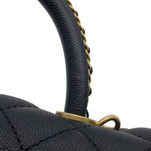 Load image into Gallery viewer, CHANEL Matelasse Coco Handle 2WAYHandbag BlackA92991 Caviar Leather Size 29
