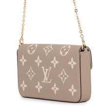 将图像加载到图库查看器中，LOUIS VUITTON Felicie Pochette Tourterelle/ClaimM82610 Monogram Empreinte Leather
