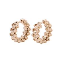 将图像加载到图库查看器中，CARTIER Crash Do Cartier Hoop Earrings Mini ModelB8301520 18K Pink Gold
