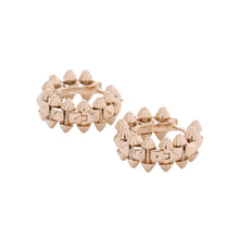 将图像加载到图库查看器中，CARTIER Crash Do Cartier Hoop Earrings Mini ModelB8301520 18K Pink Gold
