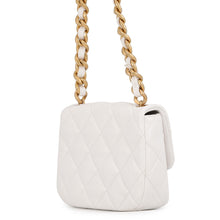 Load image into Gallery viewer, CHANEL Mini Matelasse ChainShoulder Bag WhiteAS3205 Lambskin
