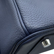 将图像加载到图库查看器中，HERMES Birkin Blue Nuit Togo Leather Size 30
