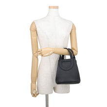 将图像加载到图库查看器中，HERMES In the loop Black Taurillon Clemence Swift Leather Size 18
