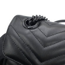 Load image into Gallery viewer, GUCCI GG Marmont ChainShoulder Bag Black443497 DTDFV 1000 Leather Size Small
