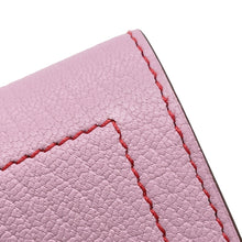 Load image into Gallery viewer, HERMES In the Loop Compact Mauve Sylvestre Chevre Myzore Goatskin
