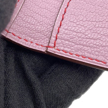 Load image into Gallery viewer, HERMES In the Loop Compact Mauve Sylvestre Chevre Myzore Goatskin
