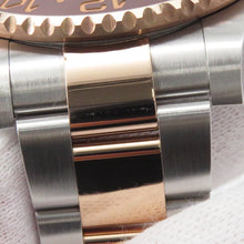 将图像加载到图库查看器中，ROLEX GMT MasterII W40mm Stainless Steel K18PG Black Dial126711CHNR
