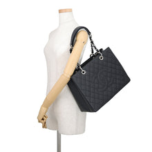 将图像加载到图库查看器中，CHANEL GSTTote Bag BlackA50995 Caviar Leather

