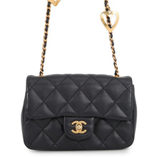 Load image into Gallery viewer, CHANEL Matelasse Chain Shoulder Bag BlackAS3456 Lambskin Size Mini
