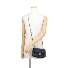 Load image into Gallery viewer, CHANEL Matelasse Chain Shoulder Bag BlackAS3456 Lambskin Size Mini
