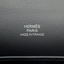 将图像加载到图库查看器中，HERMES PochetteKelly Black Swift Leather

