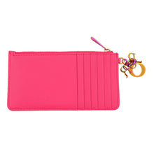 Load image into Gallery viewer, Dior Cannage Card Case Japan Limited Edition Warm FuchsiaS04784NEE_M15F Lambskin
