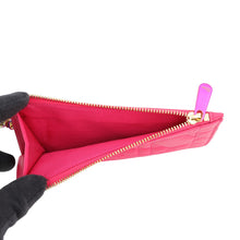 Load image into Gallery viewer, Dior Cannage Card Case Japan Limited Edition Warm FuchsiaS04784NEE_M15F Lambskin
