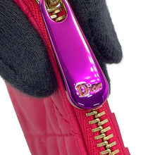 Load image into Gallery viewer, Dior Cannage Card Case Japan Limited Edition Warm FuchsiaS04784NEE_M15F Lambskin
