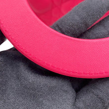 将图像加载到图库查看器中，Dior Lady Dior Canage Warm FuchsiaM05314NEE_M15F Lambskin Size Small
