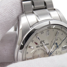 将图像加载到图库查看器中，SEIKO Grand Seiko Spring Drive Sports Collection Chronograph GMT W43.5mm Stainless Steel Silver DialSBGC201
