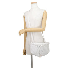 Load image into Gallery viewer, Bottega Veneta The Valve Satchel Bag White Leather Size Mini
