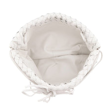 Load image into Gallery viewer, Bottega Veneta The Valve Satchel Bag White Leather Size Mini
