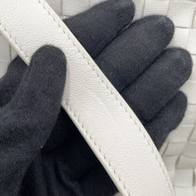 Load image into Gallery viewer, Bottega Veneta The Valve Satchel Bag White Leather Size Mini
