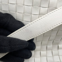 Load image into Gallery viewer, Bottega Veneta The Valve Satchel Bag White Leather Size Mini
